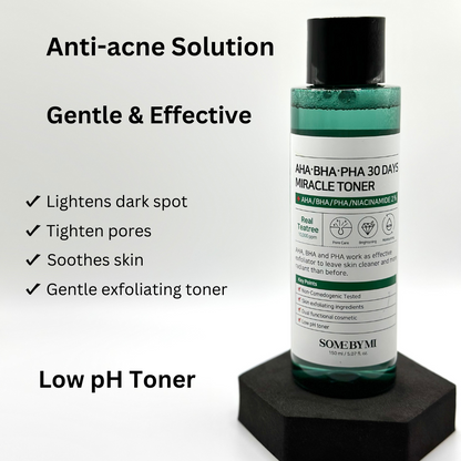 AHA-BHA-PHA 30 Days Miracle Toner - BUY ONE GET ONE FREE